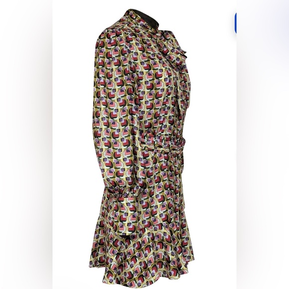 Alexis Multicolor Geometric Mini Dress - Picture 3 of 4